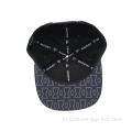 Mesh snapback hoed met plastic sluiting